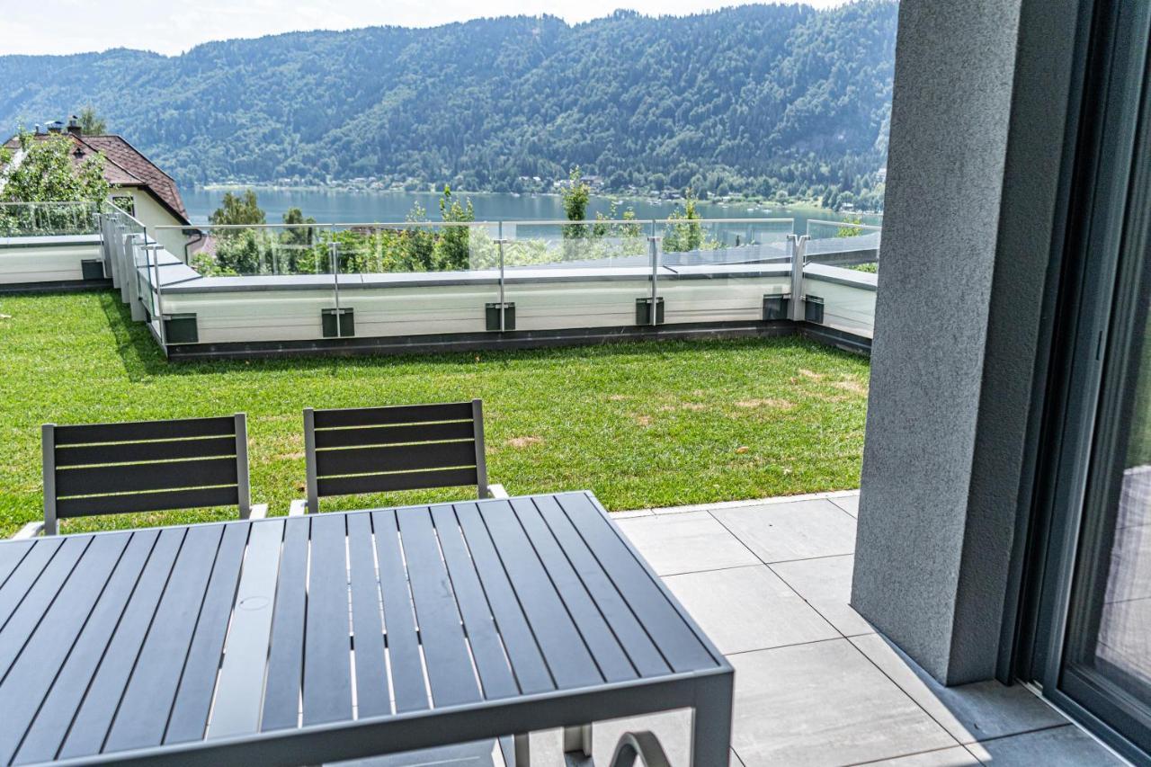Top 5 Alpe Maritima - Traumhafte Ferienwohnung Mit Seeblick Und Bergkulisse Am Ossiacher See Annenheim Esterno foto