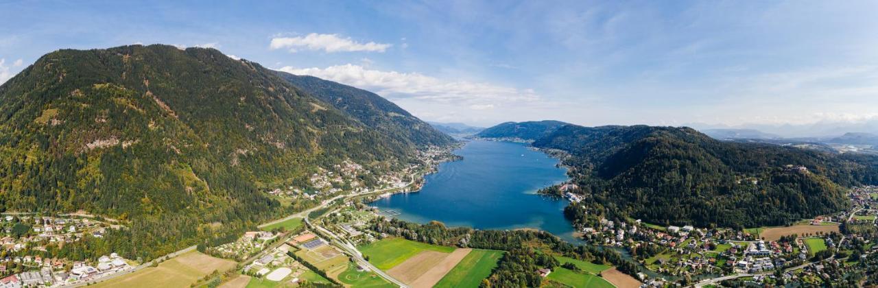 Top 5 Alpe Maritima - Traumhafte Ferienwohnung Mit Seeblick Und Bergkulisse Am Ossiacher See Annenheim Esterno foto